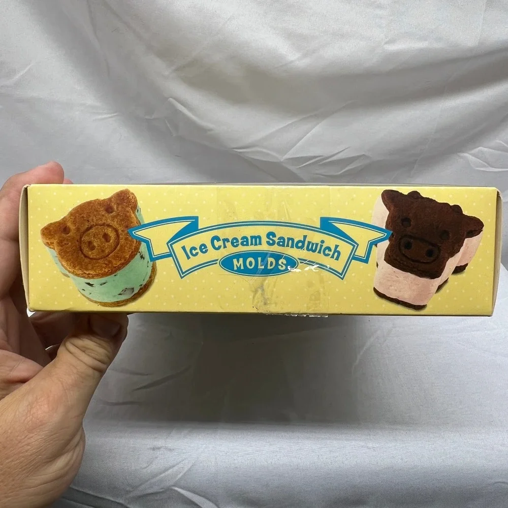Williams Sonoma Tavolo Ice Cream Sandwich Molds Set of 3 Animal Kitchen‎ Gadget